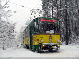 Пуща-Водица, Киев,  Экскурсионный трамвай